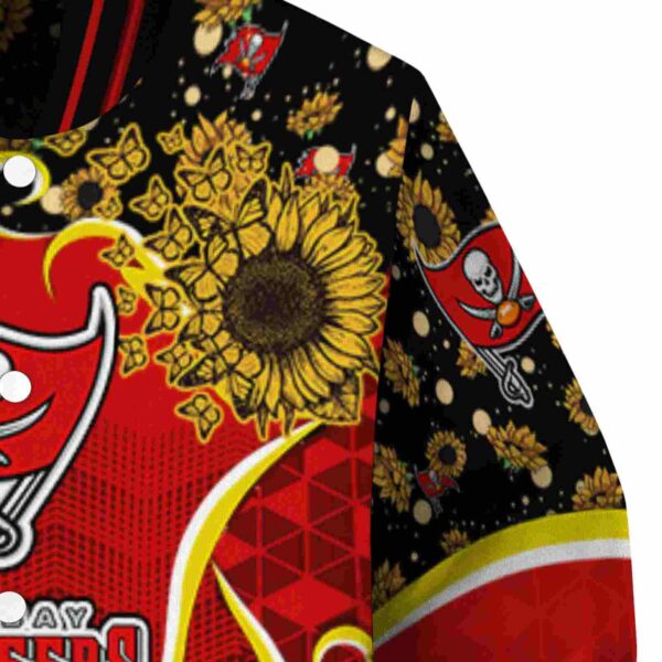 tampa bay buccaneers sunflower bloom red yellow jacket premium grade