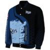 tampa bay rays hexagonal pattern navy black jacket best selling
