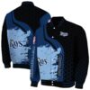 tampa bay rays hexagonal pattern navy black jacket fashion forward