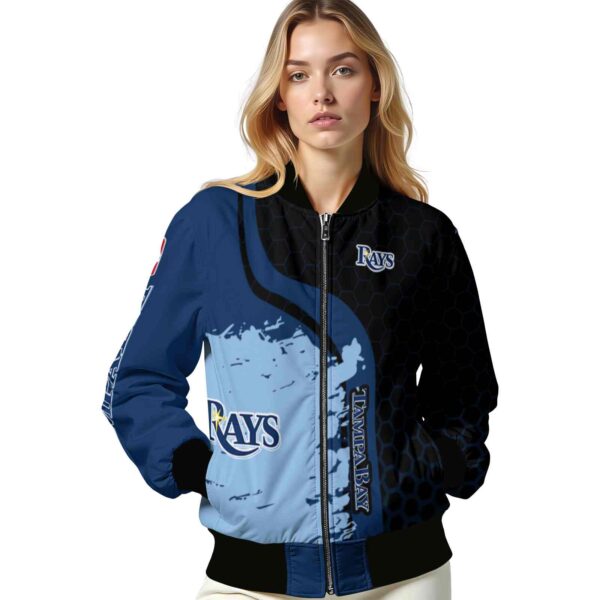 tampa bay rays hexagonal pattern navy black jacket latest model