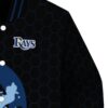 tampa bay rays hexagonal pattern navy black jacket premium grade