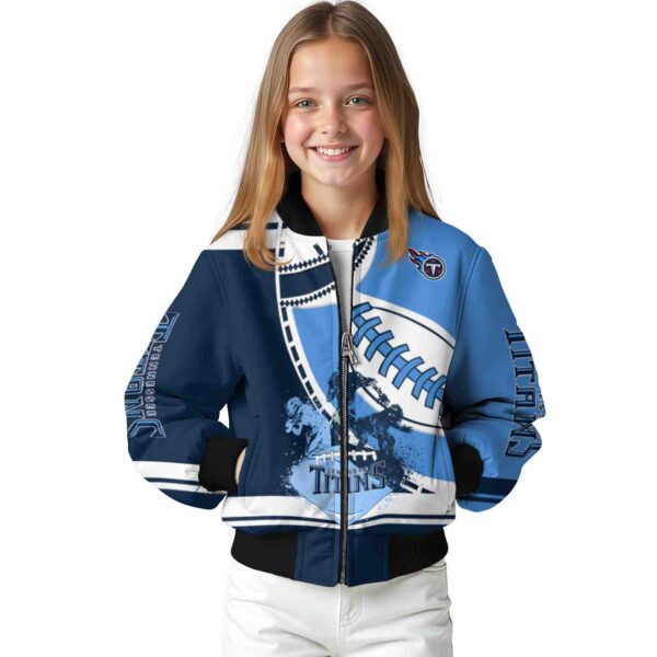 tennessee titans baseball stitching blue white jacket top rated