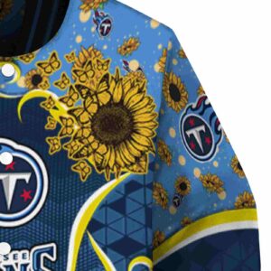 tennessee titans sunflower bloom navy yellow jacket premium grade