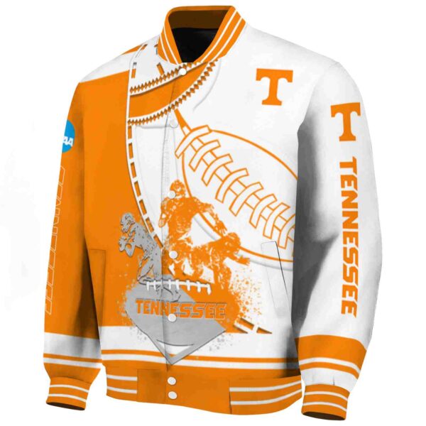 tennessee volunteers baseball stitching white jacket best selling
