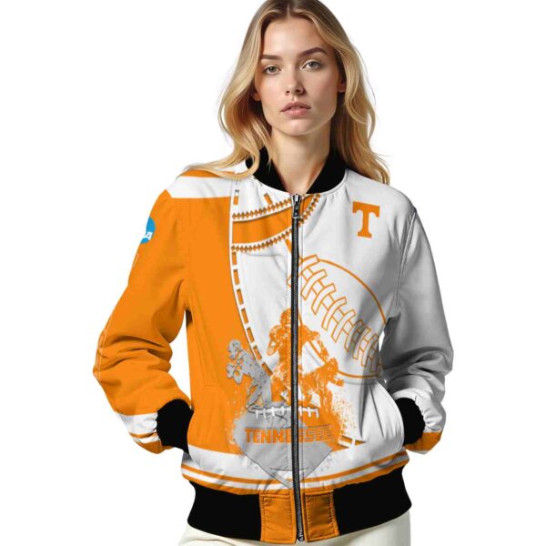 tennessee volunteers baseball stitching white jacket latest model
