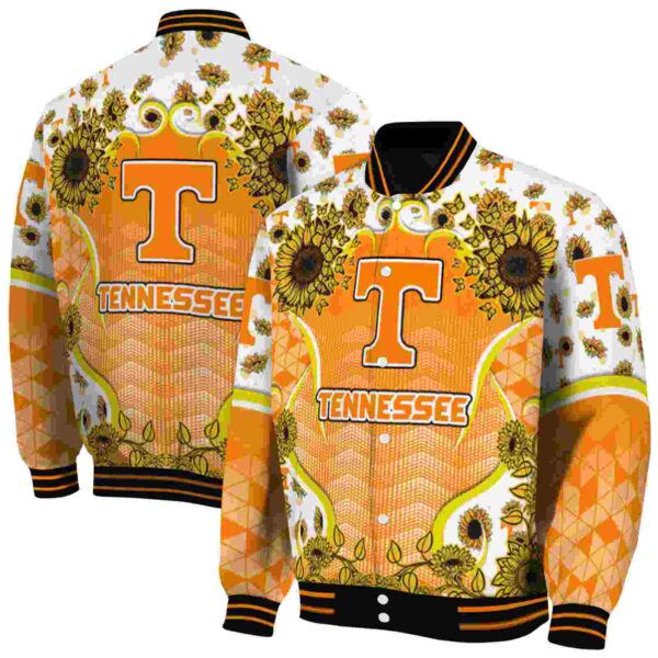 tennessee volunteers sunflower bloom orange yellow jacket fashion forward