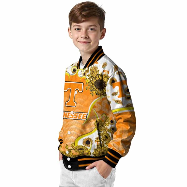 tennessee volunteers sunflower bloom orange yellow jacket trendy