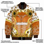 texas longhorns sunflower bloom orange yellow jacket best selling
