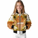 texas longhorns sunflower bloom orange yellow jacket best selling