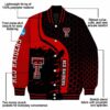 texas tech red raiders hexagonal pattern red black jacket new arrival