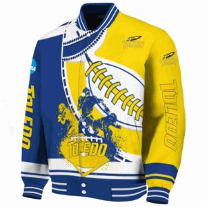 toledo rockets baseball stitching gold white jacket best selling