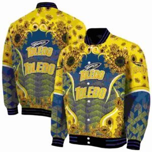 toledo rockets sunflower bloom blue yellow jacket fashion forward