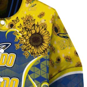 toledo rockets sunflower bloom blue yellow jacket premium grade