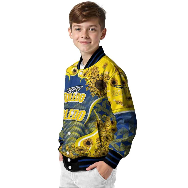 toledo rockets sunflower bloom blue yellow jacket trendy