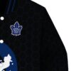 toronto maple leafs hexagonal pattern blue black jacket premium grade