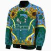 tulane green wave sunflower bloom green yellow jacket best selling