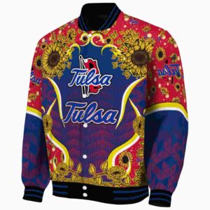 tulsa golden hurricane sunflower bloom blue yellow jacket best selling