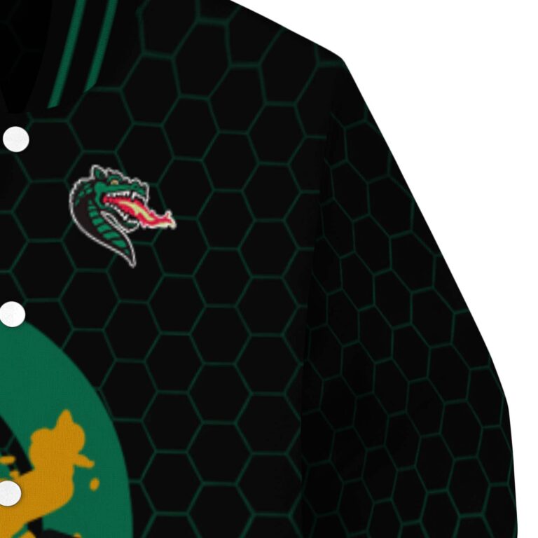 uab blazers hexagonal pattern green black jacket premium grade