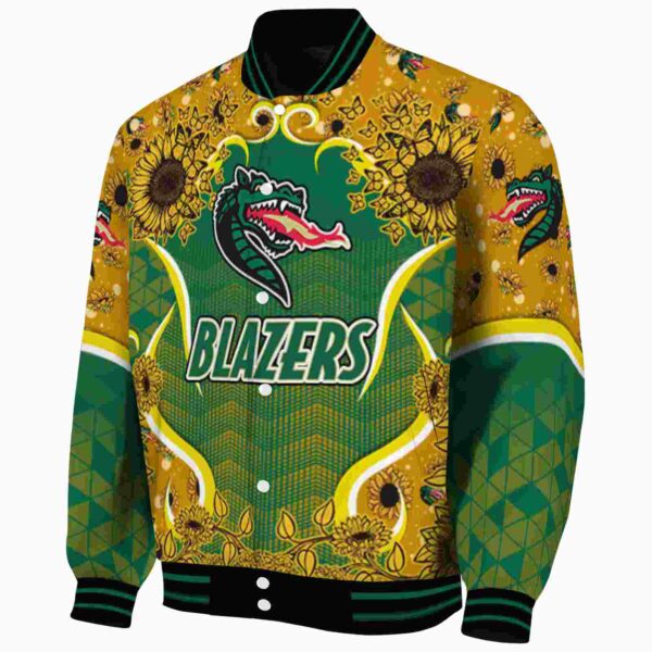 uab blazers sunflower bloom green yellow jacket best selling
