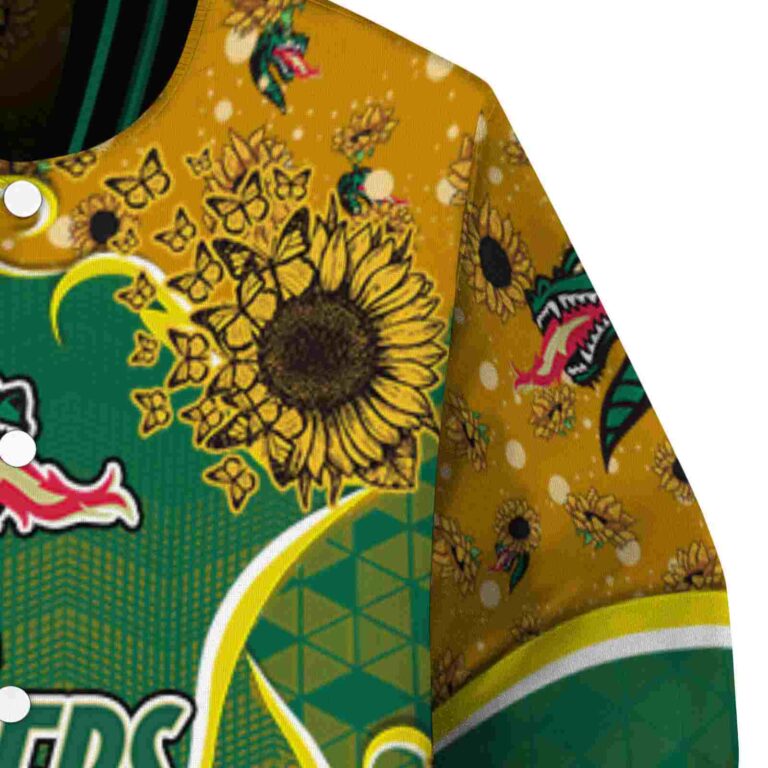 uab blazers sunflower bloom green yellow jacket premium grade