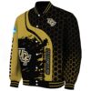 ucf knights hexagonal pattern gold black jacket best selling