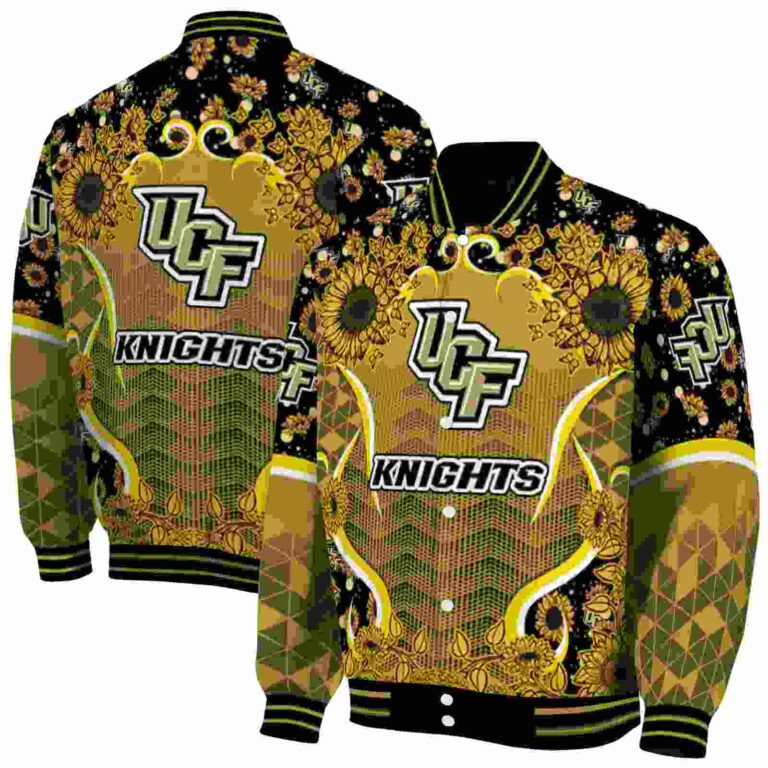 ucf knights sunflower bloom gold yellow jacket fashion forward