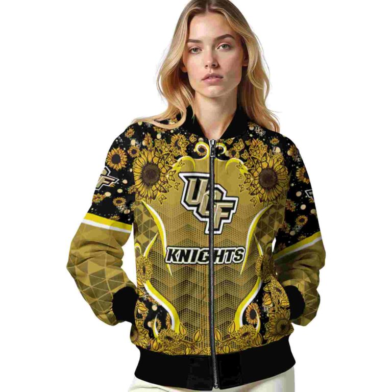 ucf knights sunflower bloom gold yellow jacket latest model