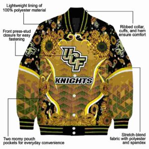ucf knights sunflower bloom gold yellow jacket new arrival