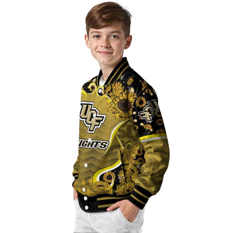ucf knights sunflower bloom gold yellow jacket trendy
