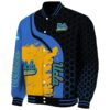 ucla bruins hexagonal pattern blue black jacket best selling
