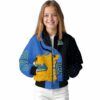 ucla bruins hexagonal pattern blue black jacket top rated