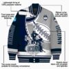 uconn huskies baseball stitching grey white jacket new arrival