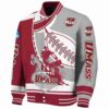 umass minutemen baseball stitching grey white jacket best selling