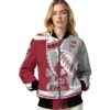 umass minutemen baseball stitching grey white jacket latest model
