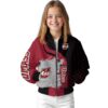 umass minutemen hexagonal pattern red black jacket top rated