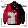 unlv rebels hexagonal pattern red black jacket new arrival