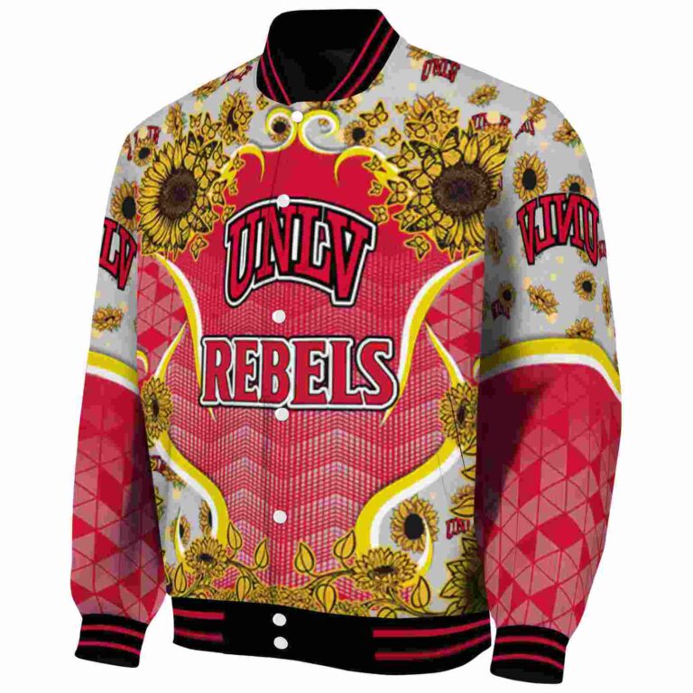 unlv rebels sunflower bloom red yellow jacket best selling