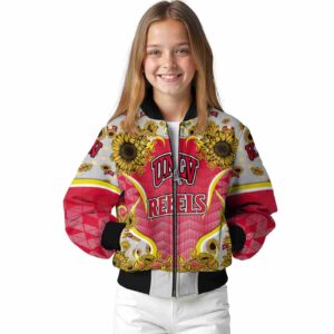 unlv rebels sunflower bloom red yellow jacket top rated