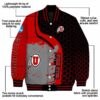 utah utes hexagonal pattern red black jacket new arrival