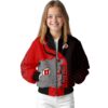 utah utes hexagonal pattern red black jacket top rated