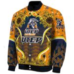 utep miners sunflower bloom blue yellow jacket best selling