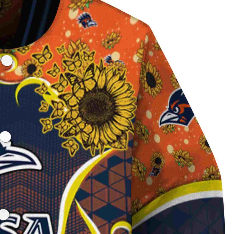 utsa roadrunners sunflower bloom orange yellow jacket premium grade