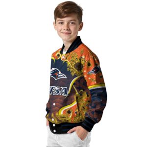 utsa roadrunners sunflower bloom orange yellow jacket trendy
