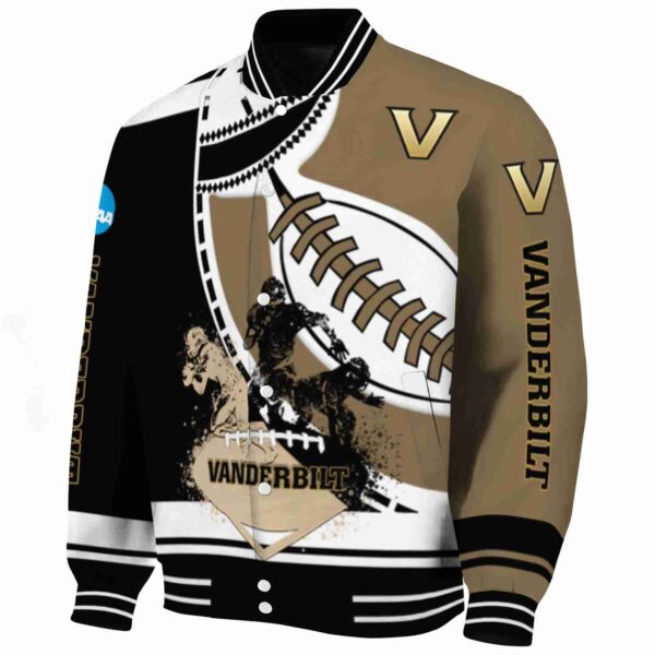 vanderbilt commodores baseball stitching gold white jacket best selling