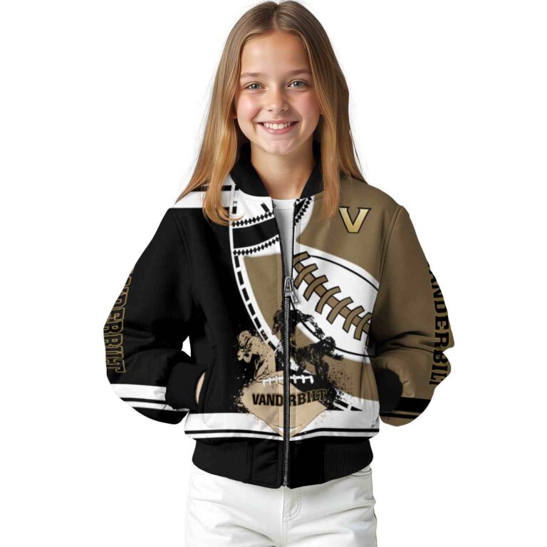 vanderbilt commodores baseball stitching gold white jacket top rated