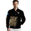 vanderbilt commodores hexagonal pattern black jacket high quality