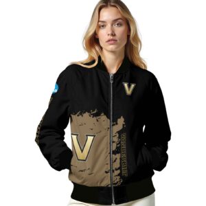 vanderbilt commodores hexagonal pattern black jacket latest model