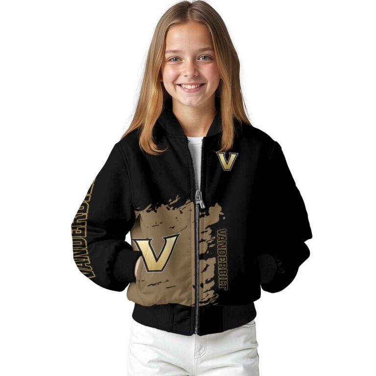 vanderbilt commodores hexagonal pattern black jacket top rated