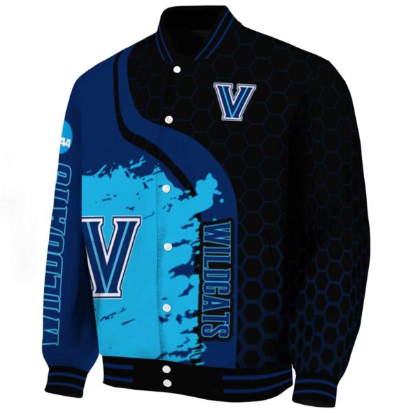 villanova wildcats hexagonal pattern navy black jacket best selling