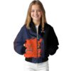 virginia cavaliers hexagonal pattern blue black jacket top rated